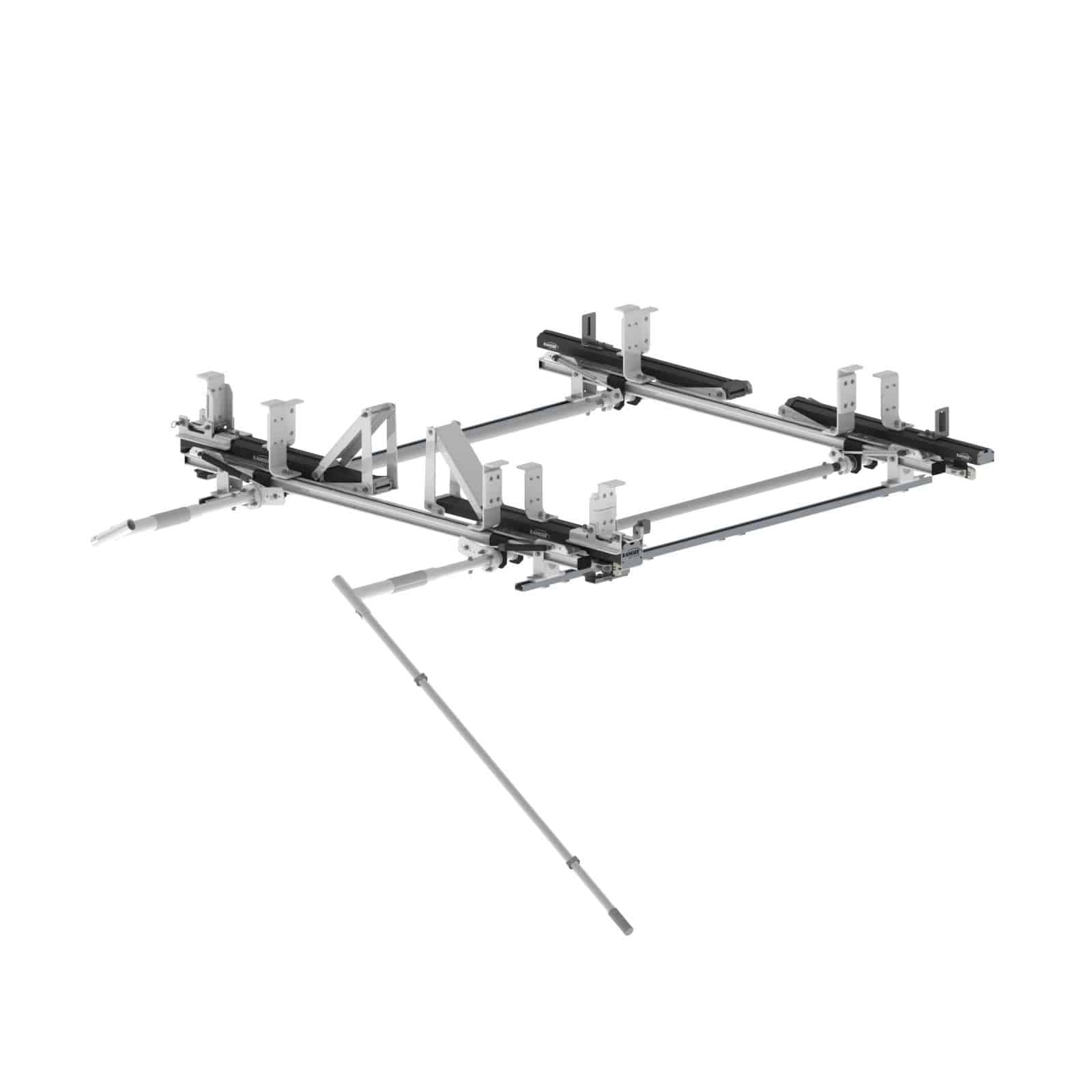 Support d'échelle abaissable Max Rack 2.0 double pour Nissan NV toit haut - 1880-NH - - Ranger
