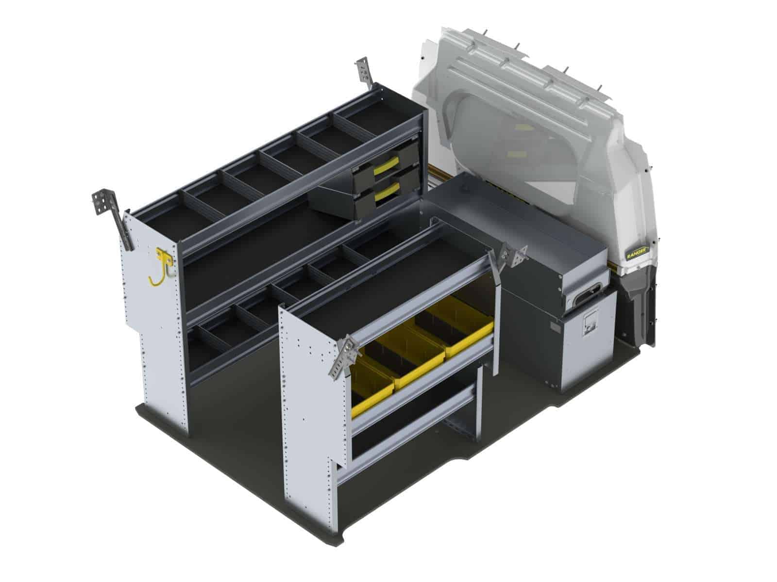 Aménagement en aluminium pour RAM ProMaster City - PMD-27 - - Ranger