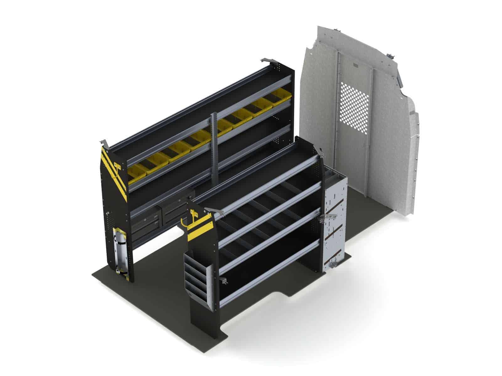 Aménagement de fourgonnette pour CVCA, Ford Transit toit haut - FTH-12 - - Ranger