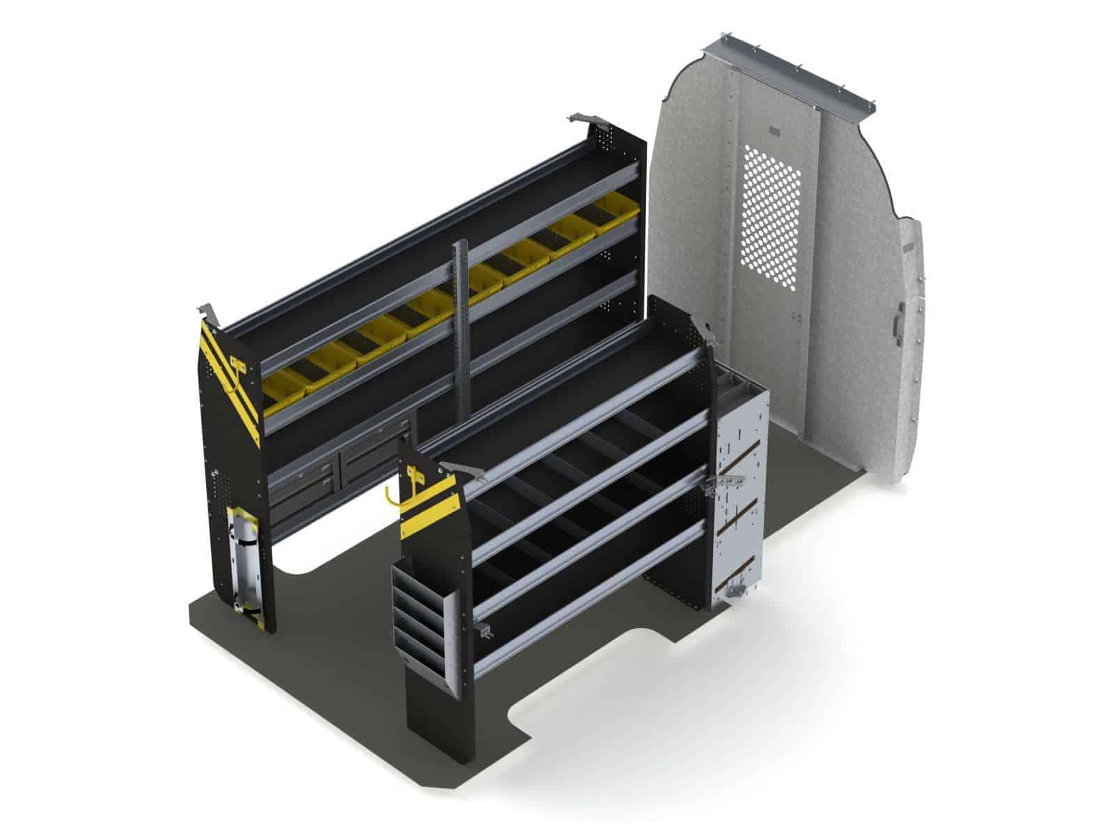 Aménagement de fourgonnette pour CVCA, Mercedes Sprinter empattement 144