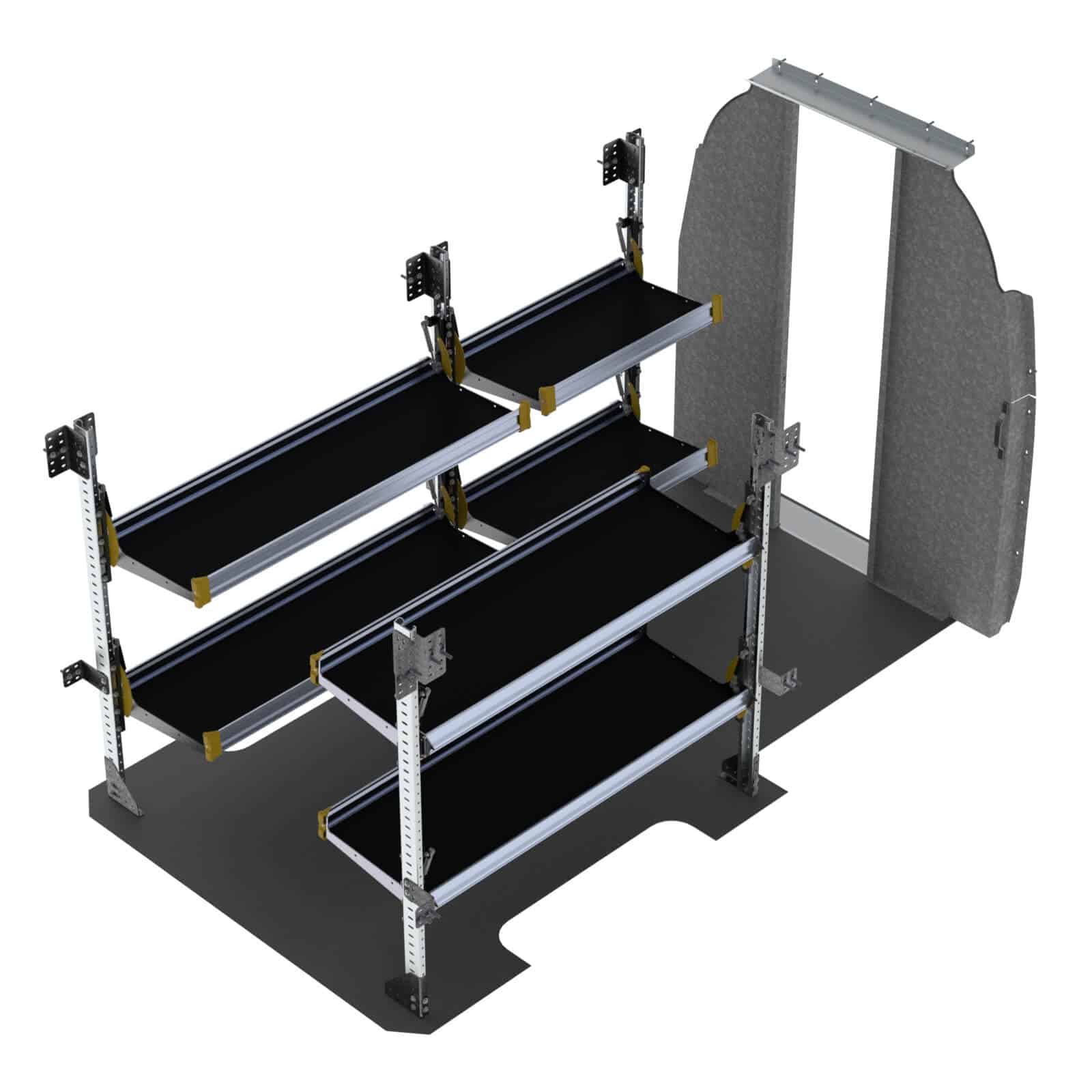 Aménagement de fourgonnette pour livraison, Mercedes Sprinter, empattement 144