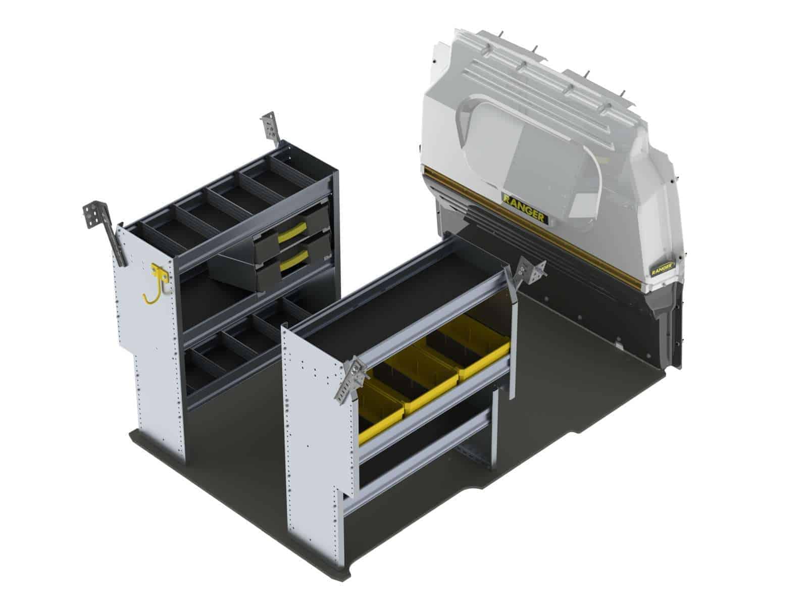 Aménagement en aluminium pour RAM ProMaster City - PMC-27 - - Ranger