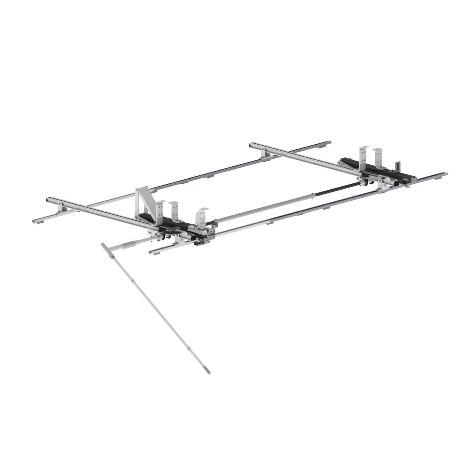Support d'échelle abaissable Max Rack 2.0 simple pour RAM ProMaster empattement allongé - 1870-PHX - - Ranger
