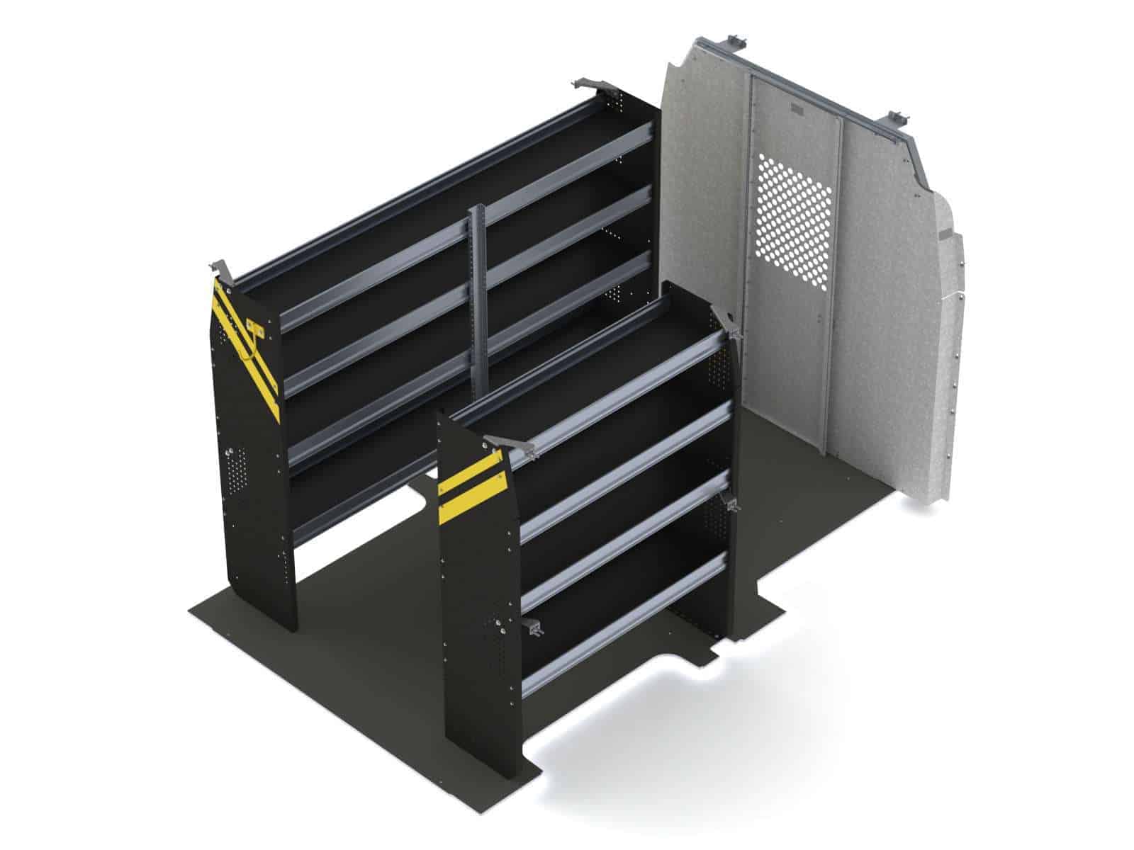 Aménagement de fourgonnette pour entrepreneur, Ford Transit toit moyen, empattement 130