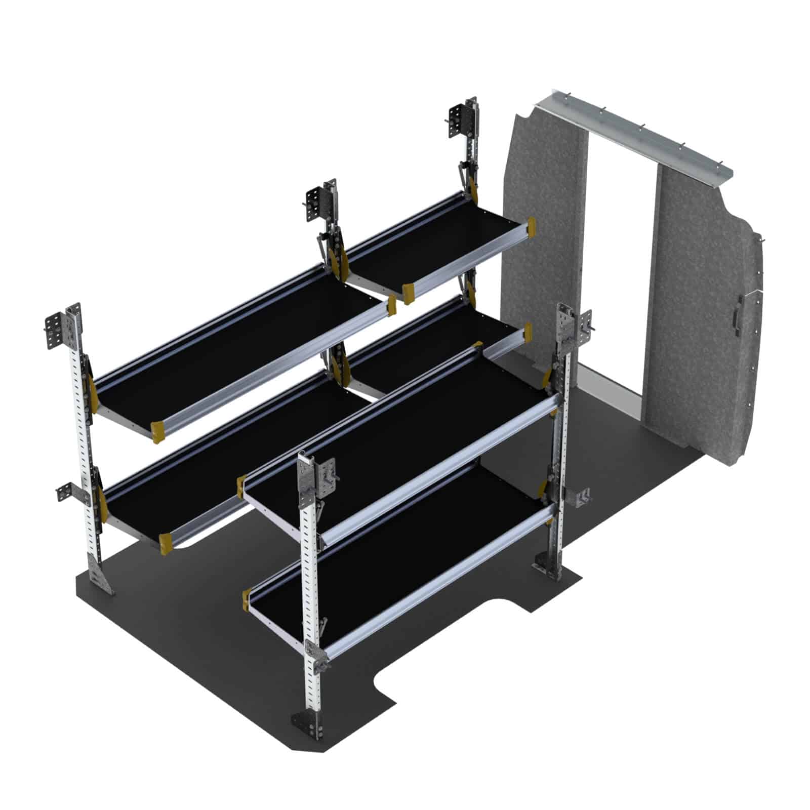 Aménagement de fourgonnette pour livraison, Mercedes Sprinter, empattement 144