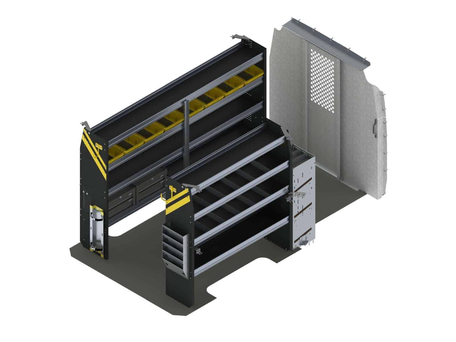 Aménagement de fourgonnette pour CVCA, Mercedes Sprinter empattement 144