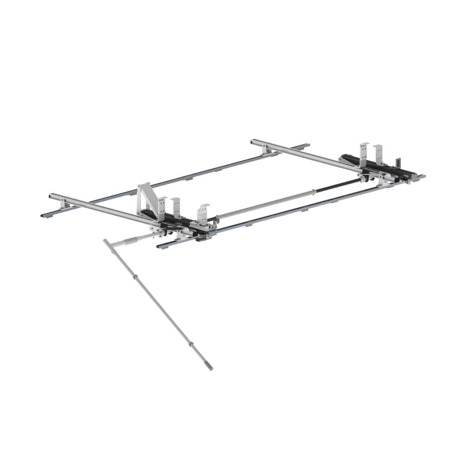 Support d'échelle abaissable Max Rack 2.0 simple pour RAM ProMaster empattement long - 1870-PHL - - Ranger