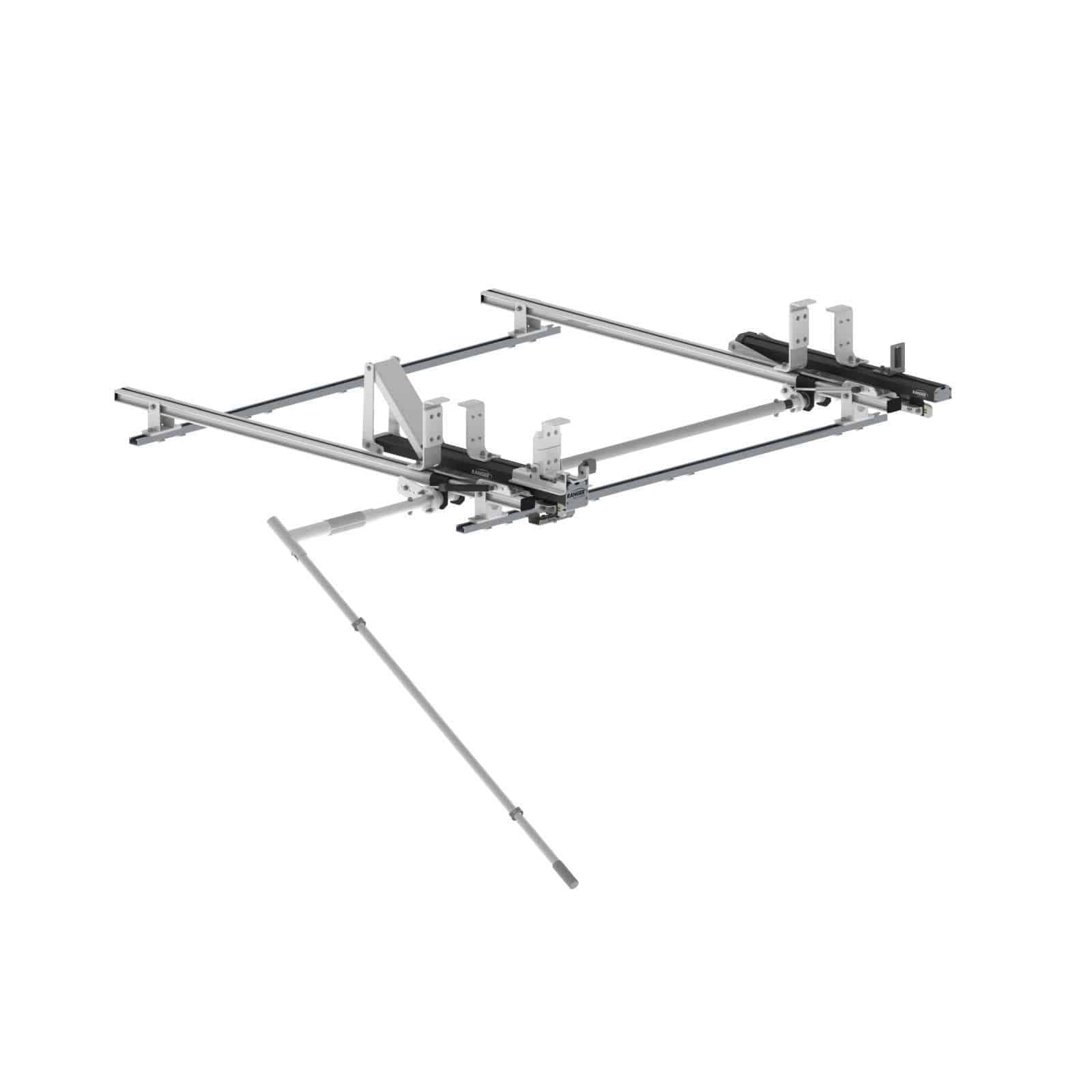 Support d'échelle abaissable Max Rack 2.0 simple pour Nissan NV toit haut - 1870-NH - - Ranger
