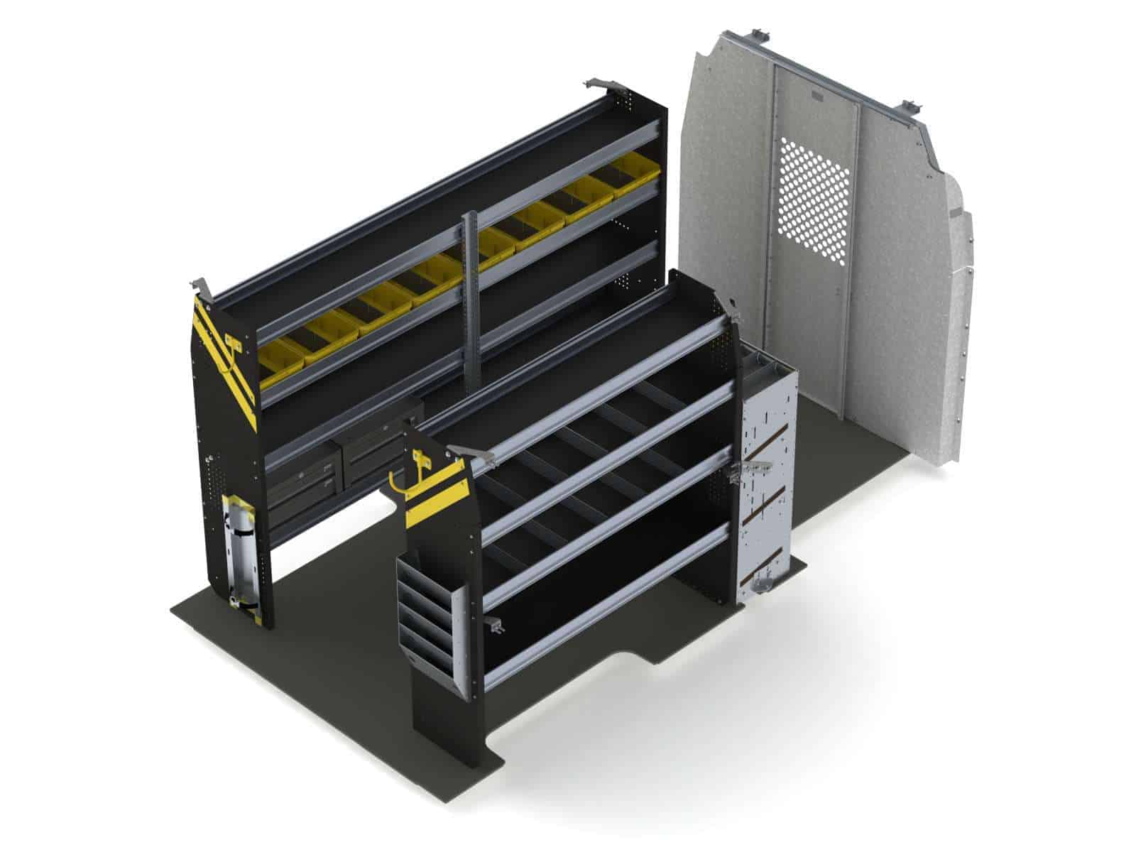 Aménagement de fourgonnette pour CVCA, Ford Transit toit moyen, empattement 155