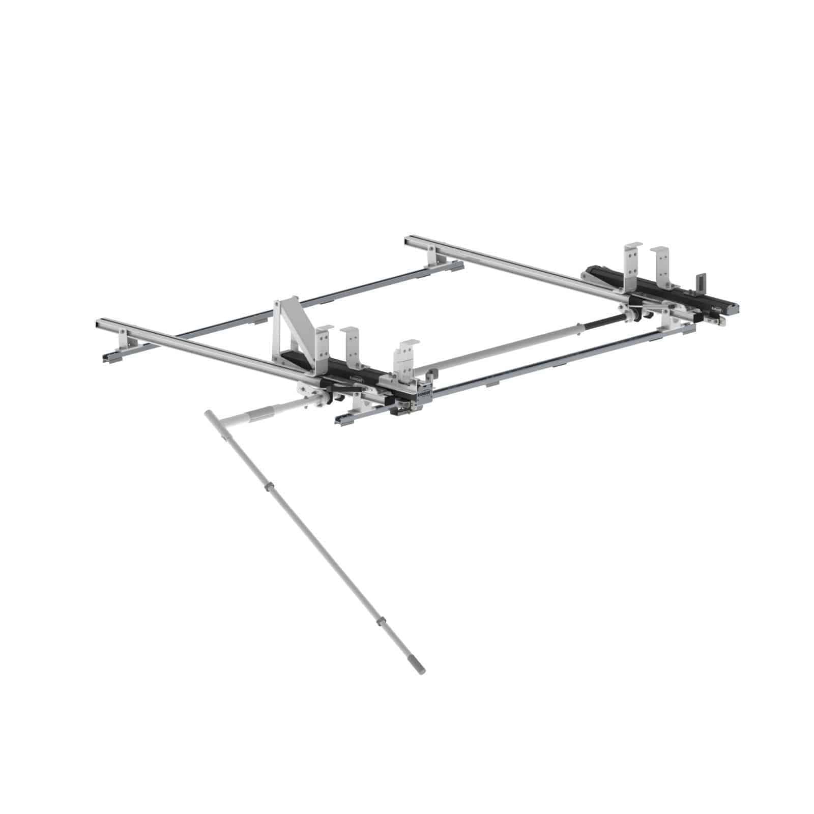 Support d'échelle abaissable Max Rack 2.0 simple pour RAM ProMaster empattement court - 1870-PHS - - Ranger